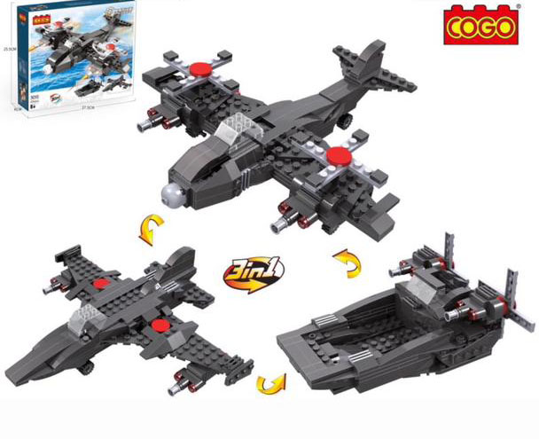 اسباب بازی ساختنی پسرانه لگو هواپیما جنگنده 3010
