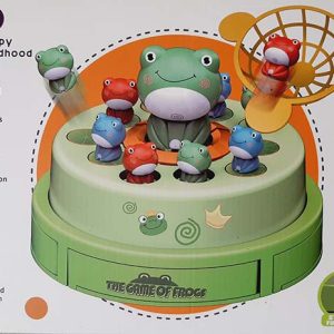 اسباب بازی پرتاب قورباغه موزیکال نورپرداز و چرخشی