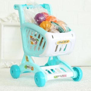 اسباب بازی سبد خرید چرخدار میوه برشی