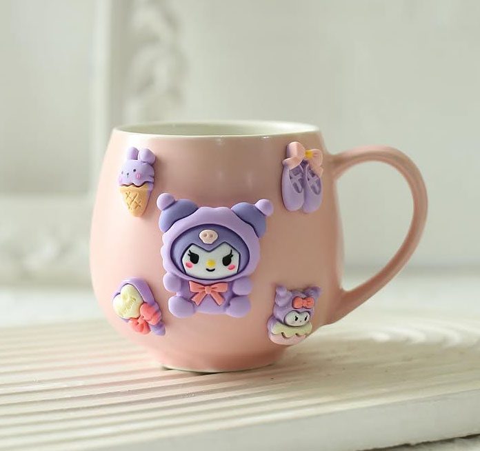 ماگ سرامیکی کرومی برجسته طرح خاص و فانتزی