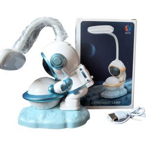 چراغ مطالعه شارژی طرح فضانورد مدل رومیزی