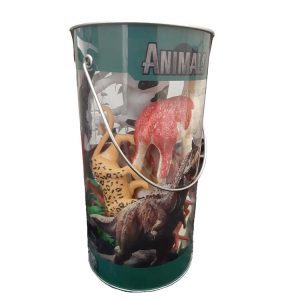 اسباب بازی فیگور حیوانات و شکارچیان سرخپوست 17 عددی