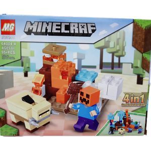 لگو ماینکراف 95 قطعه کد 64004 وارداتی قابلیت ساخت 4 مدل