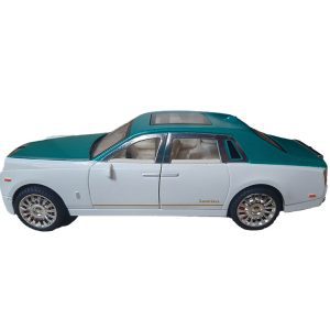 ماکت پلاستیکی ماشین رولزرویس موزیکال و چراغدار درب بازشو