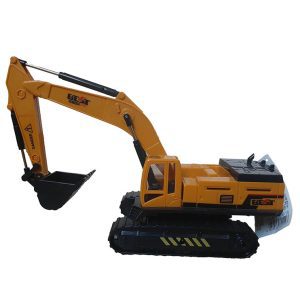 ماشین بازی مدل بیل مکانیکی با چرخ‌های قدرتی