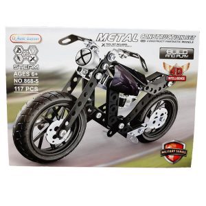 سازه فلزی مدل موتور 117 قطعه