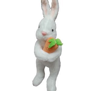 عروسک پولشیی نرم خرگوش با هویج 37 سانتی متری خارجی