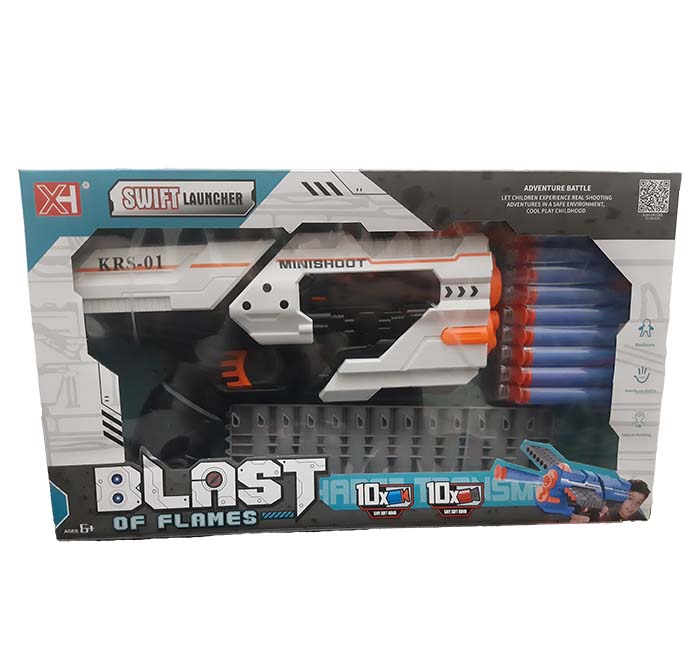 تفنگ تیر اسفنجی کودک با تیر چسبونکی